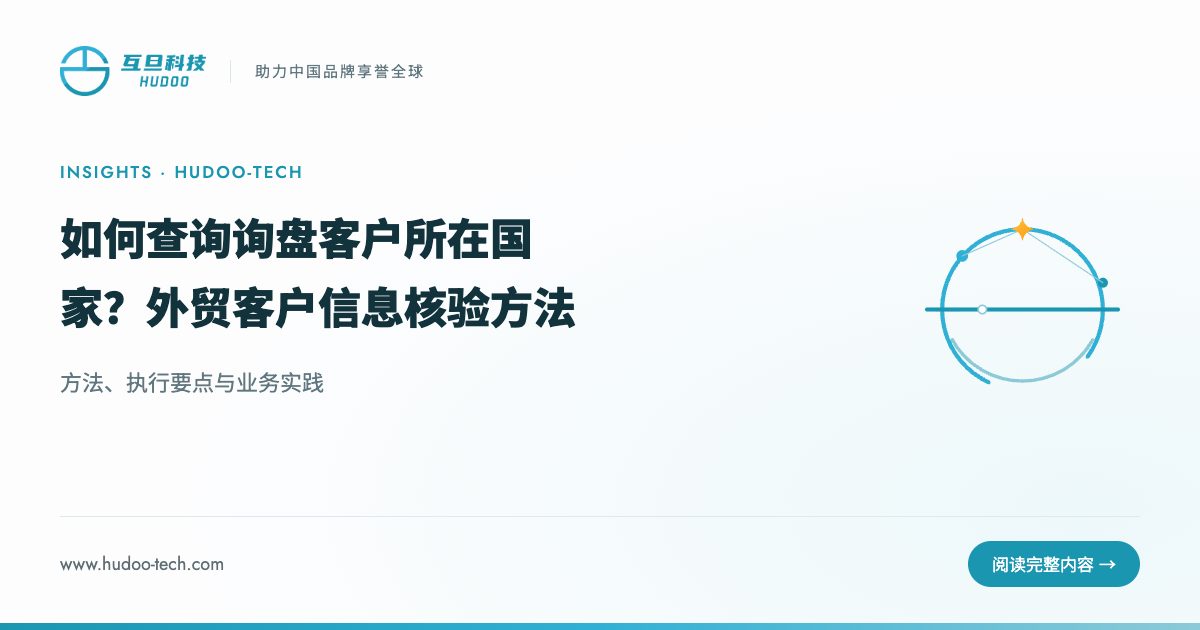 不知道询盘客户所在国家？2个方法查