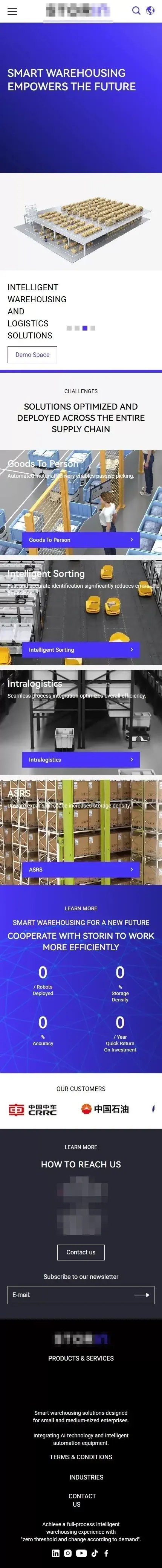 智能仓储物流机器人行业｜独立站 + Google SEO + YouTube 运营：12个月，6个核心词进首页，YouTube 观看时长提升 2.2 倍