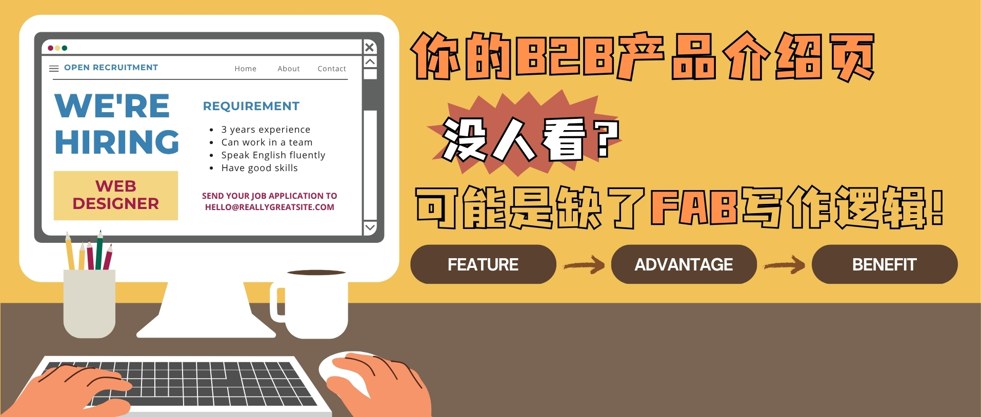 你的独立站、官网B2B产品介绍页没人看？可能是缺了这套写作逻辑